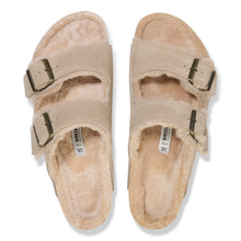 Load image into Gallery viewer, Arizona Shearling Taupe Suede