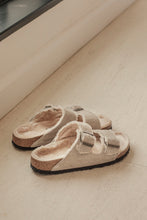 Load image into Gallery viewer, Arizona Shearling Taupe Suede