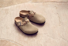 Load image into Gallery viewer, Boston Braided Taupe Suede