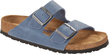 Load image into Gallery viewer, Arizona Soft Footbed Dusty Blue Oiled Leather