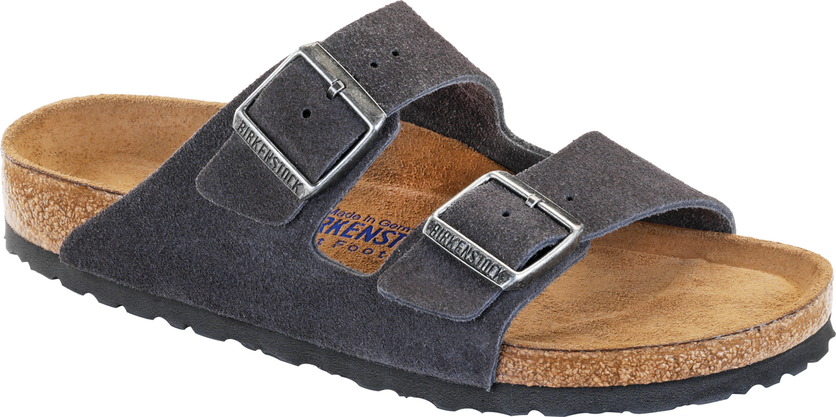 Arizona Soft Footbed Velvet Grey Suede – ValU Shoe display picture 1