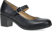 Load image into Gallery viewer, Marybeth Black Leather Mary Jane