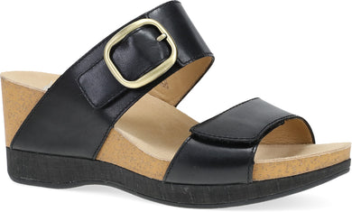 Shannon Black Burnished Nappa