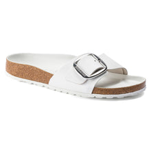 Load image into Gallery viewer, Madrid Big Buckle White Leather