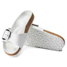 Load image into Gallery viewer, Madrid Big Buckle White Leather