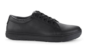 QO500 Women's Black Leather Slip Resistant
