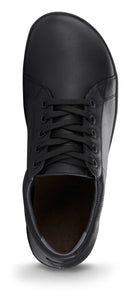 QO500 Men's Black Leather Slip Resistant