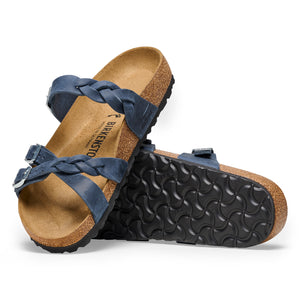 Franca Braided Navy Oiled Leather
