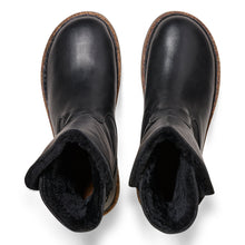 Load image into Gallery viewer, Uppsala Shearling Black Smooth Leather
