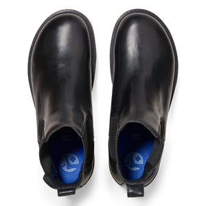 Highwood Men's Deep Blue Footbed Black Leather