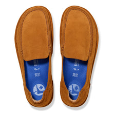 Load image into Gallery viewer, Utti Deep Blue Footbed Mink Suede