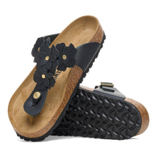Load image into Gallery viewer, Gizeh Flowers Black Leather