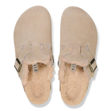 Load image into Gallery viewer, Boston Shearling Taupe Suede