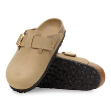 Load image into Gallery viewer, Boston Big Buckle Tobacco Brown Oiled Leather