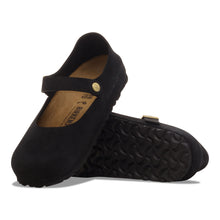 Load image into Gallery viewer, Mantova Black Suede Leather