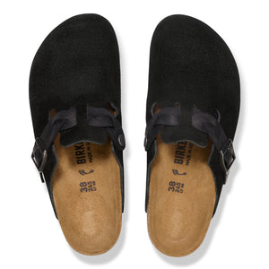 Boston Braided Black Suede
