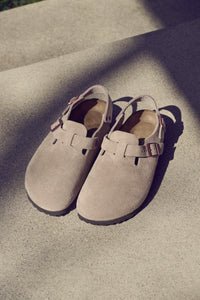Tokio Men's Taupe Suede