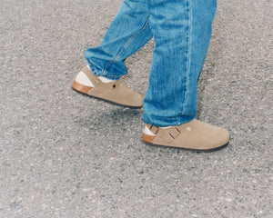 Tokio Men's Taupe Suede
