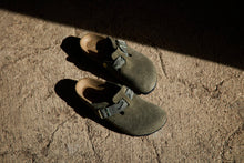 Load image into Gallery viewer, Boston Braided Thyme Suede Leather