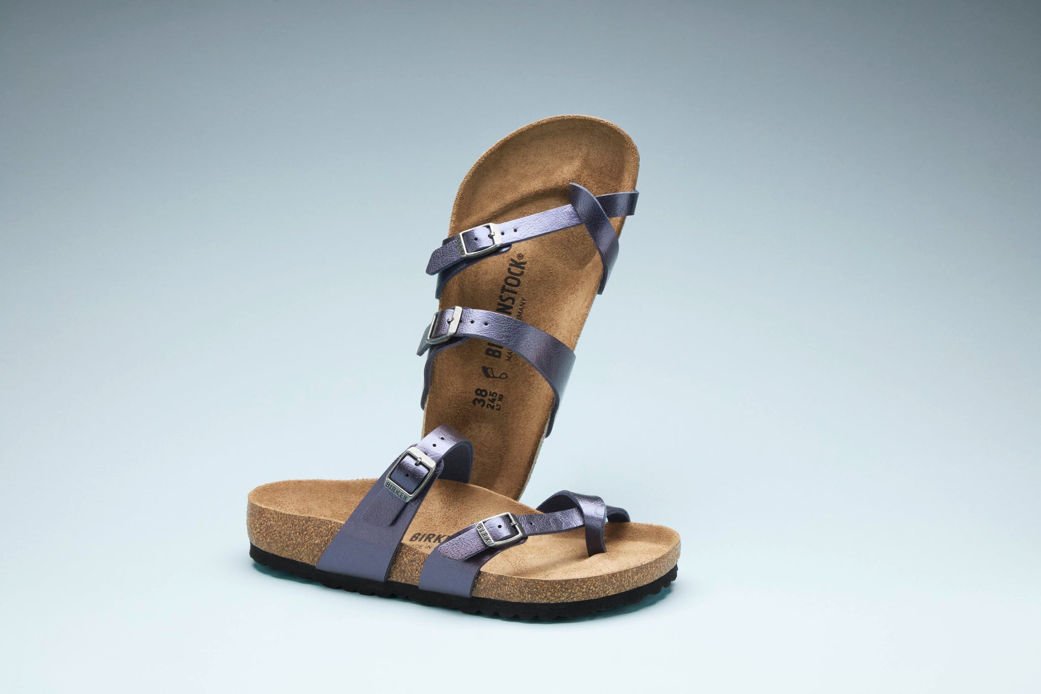 birkenstock mayari dress blue BIRKENSTOCK MAYARI DRESS BLUE STRAP SANDALS SIZE 42 NARROW NEW IN BOX!