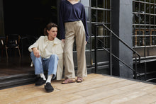 Load image into Gallery viewer, Naples Wrapped Black Suede Leather
