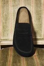 Load image into Gallery viewer, Naples Wrapped Black Suede Leather