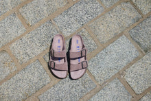 Load image into Gallery viewer, Arizona Soft Footbed Faded Purple Suede