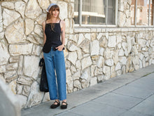 Load image into Gallery viewer, Mantova Black Suede Leather