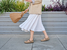 Load image into Gallery viewer, Mantova Taupe Suede Leather