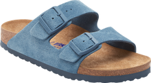Load image into Gallery viewer, Arizona Soft Footbed Elemental Blue Suede Leather