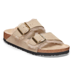 Arizona Shearling Taupe Suede