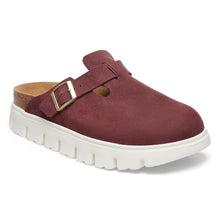 Load image into Gallery viewer, Boston Chunky Berry Crush Suede Leather