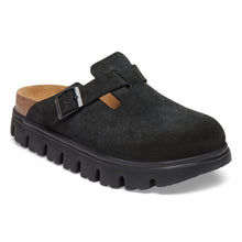 Load image into Gallery viewer, Boston Chunky Black/Black Suede