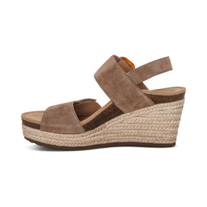 Ashley Taupe Wedge