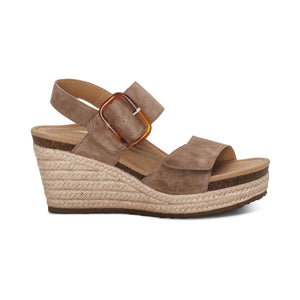 Ashley Taupe Wedge