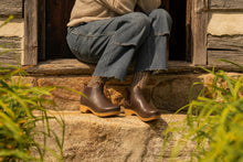 Load image into Gallery viewer, Becka Chocolate Leather Boot