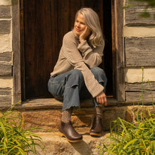 Load image into Gallery viewer, Becka Chocolate Leather Boot