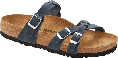 Franca Braided Navy Oiled Leather