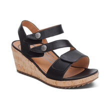 Load image into Gallery viewer, Madelyn Black Wedge