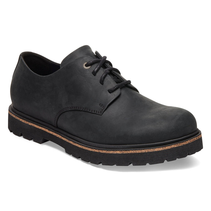 Highwood Lace Low Black Oiled Leather