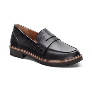 Collette Smooth Black Loafer