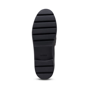 Collette Black Suede Loafer