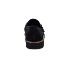 Load image into Gallery viewer, Collette Black Suede Loafer