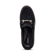 Load image into Gallery viewer, Collette Black Suede Loafer