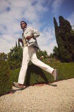 Load image into Gallery viewer, Naples Wrapped Men's Taupe Suede Leather