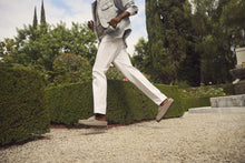 Load image into Gallery viewer, Naples Wrapped Men's Taupe Suede Leather