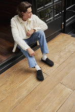 Load image into Gallery viewer, Naples Wrapped Black Suede Leather