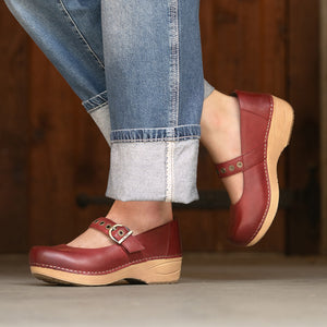 XP 2.0 Mary Jane Clog Red