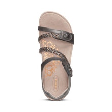 Load image into Gallery viewer, Jillian Gunmetal Sandal