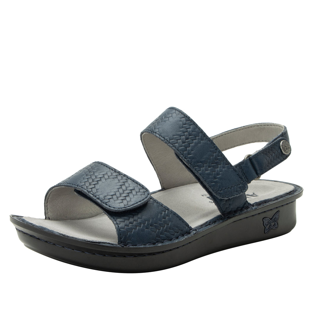 Verona Basketry Navy Sandal